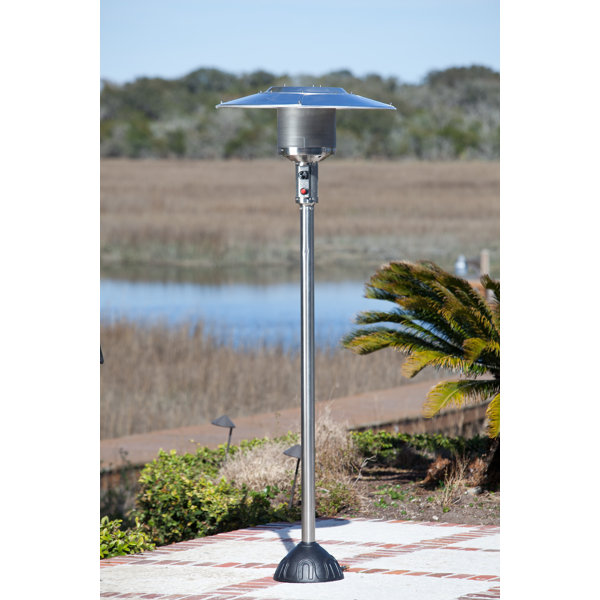Fire Sense Stainless Steel 45,000 BTU Natural Gas Patio Heater